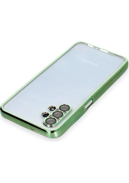 Bfs Samsung Galaxy A13 4g Kılıf Razer Lensli Silikon - Yeşil modelleri