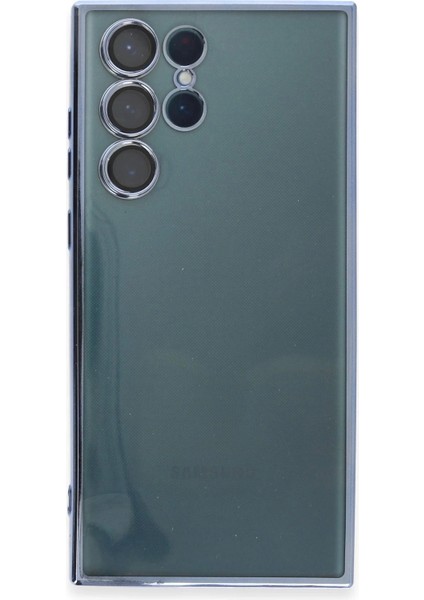 Bfs Samsung Galaxy S22 Ultra Kılıf Razer Lensli Silikon - Açık Mavi fiyatları