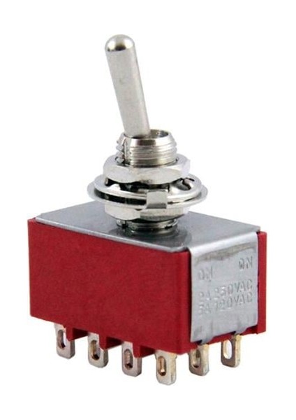 IC-148C On-On Ø6mm 12P Toggle Switch MTS-402