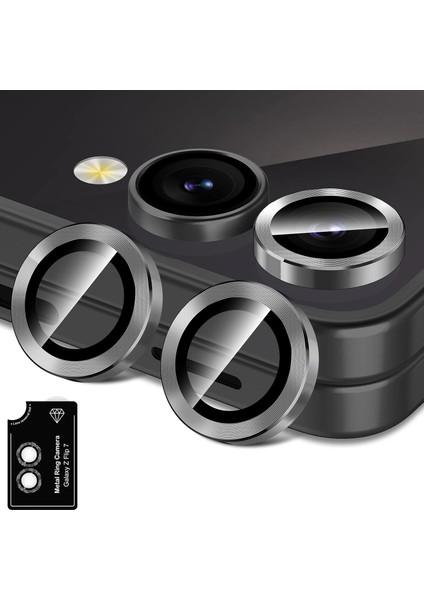 Samsung Galaxy Z Flip 7 Parmak Izi Bırakmayan Safir Anti-Reflective Sapphire Vault Kamera Lens Koruyucu