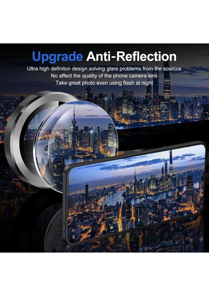 Samsung Galaxy Z Flip 7 Parmak Izi Bırakmayan Safir Anti-Reflective Sapphire Vault Kamera Lens Koruyucu modelleri