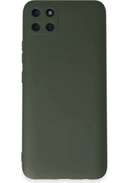 Bfs Realme C11 Kılıf Nano Içi Kadife Silikon - Koyu Yeşil