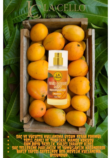 La Cellosaç ve Vücut Spreyi ( Mango ) fiyatları