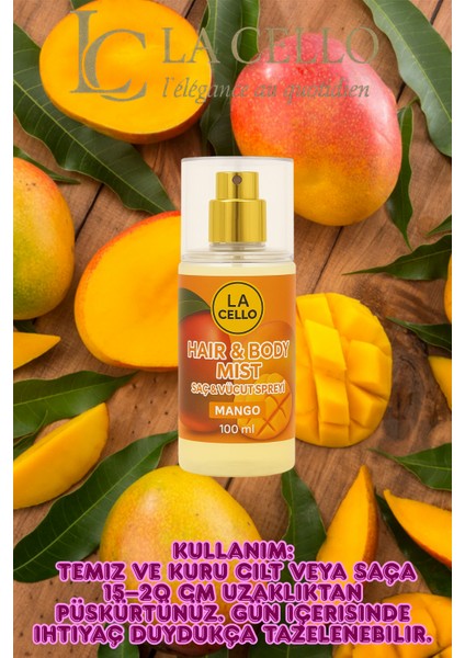 La Cellosaç ve Vücut Spreyi ( Mango ) modelleri