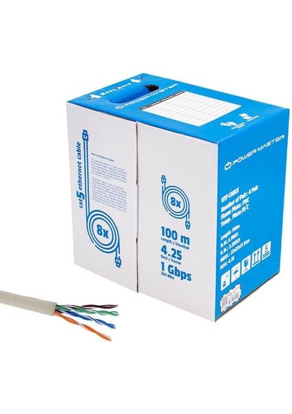 Powermaster Cat5 100 Metre Ethernet Network Kablosu fiyatları