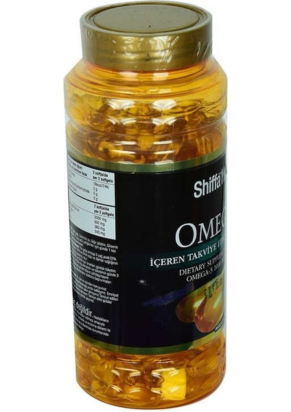 Shiffa Home Omega3 Yumuşak 1000 Mg x 200 Kapsül modelleri