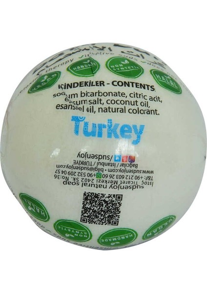 Beyaz Gül El Yapımı Banyo Küvet Topu Sabunu Beyaz 90-120 gr modelleri