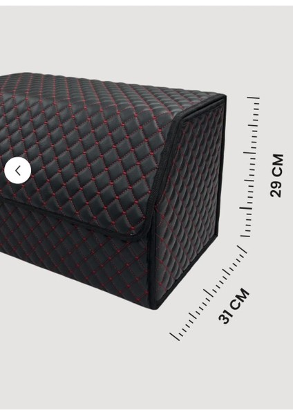 nissan Pulsar Bagaj Toplayıcı Organizer Bagaj Çantası Siyah Kırmızı Fs modelleri