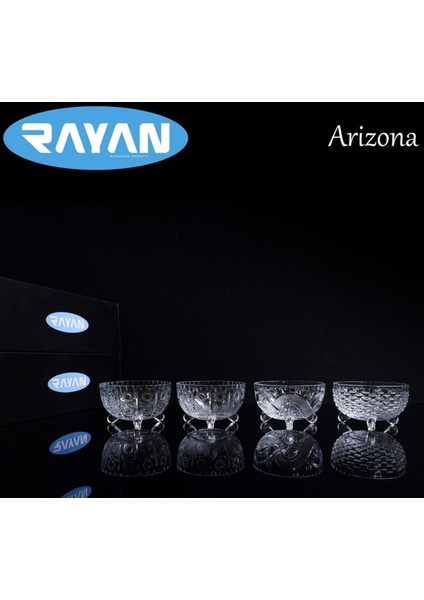 Arizona 6'lı Cam Kase Büyük ROYALEKS-69420