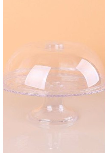 Ayaklı Kek Fanusu Şeffaf Füme ROYALEKS-82932