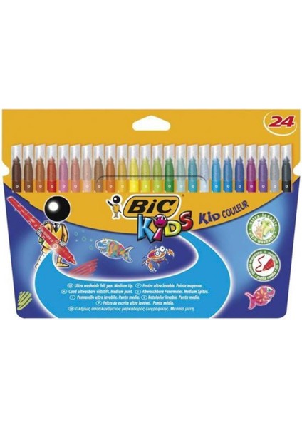 Bic Kid Couleur Keçeli Boya Kalemi 24'lü Kutu modelleri