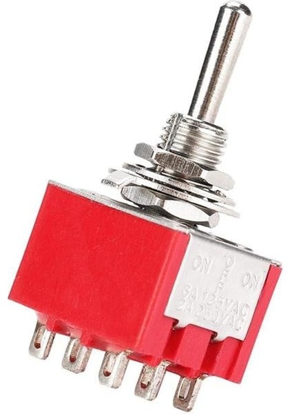 IC-148B 9 Pin On-Off Ø6mm Toggle Switch MTS-303 modelleri