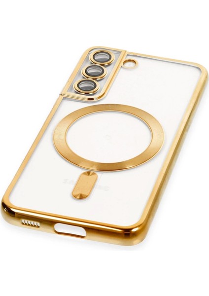 Bfs Samsung Galaxy S22 Kılıf Kross Magneticsafe Kapak - Gold fırsatları