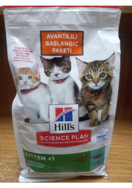 Hills Kitten Ton Balıklı Yavru Kedi Maması 1,5 KG+100 Gram Hobi Malt