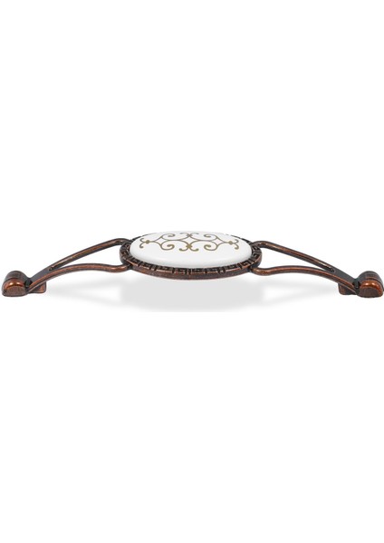 Mobilya Mutfak Çekmece Dolap Kulpu Kulbu Kulpları (128 Mm-12.8 Cm) Eskitme Antik Bakır Metal fırsatları
