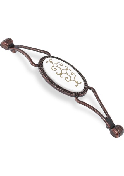 Mobilya Mutfak Çekmece Dolap Kulpu Kulbu Kulpları (128 Mm-12.8 Cm) Eskitme Antik Bakır Metal indirimleri