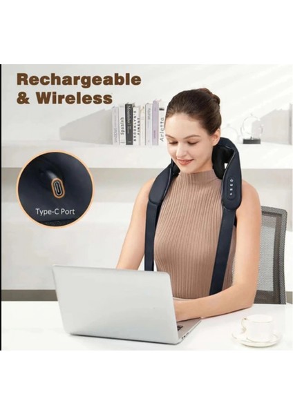 Şarjlı Ovmalı Isıtmalı Masaj Aleti Insan Eli Yoğurma Hissi Yeni Model fırsatları