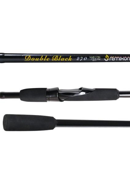 Okuma Outrax 3000 210CM 20-40GR Remixon Double Black Turna Spin Olta Takımı Seti modelleri