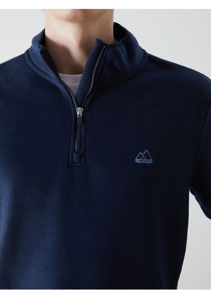 Yeni Sezon Dik Yaka Uzun Kollu Polar Erkek Pijama Üst modelleri