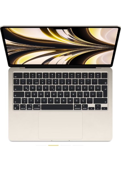 MacBook Air M2 8gb 256GB SSD Macos 13" Yıldız Işığı Bilgisayar A2681 - İkinci El