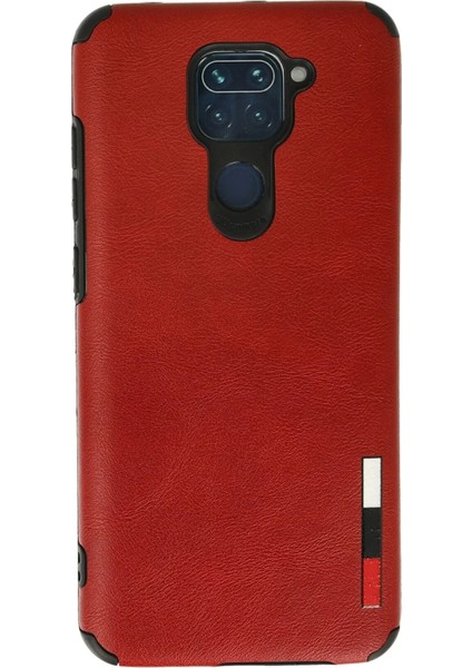 Bfs Xiaomi Redmi Note 9 Kılıf Loop Deri Silikon - Kırmızı