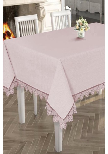 Işıltı Iğne Oyalı Masa Örtüsü Pudra fiyatları