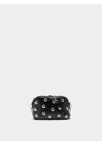 Metalik Küreli Çapraz Askılı Çanta