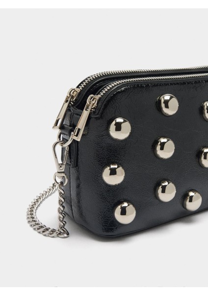 Metalik Küreli Çapraz Askılı Çanta fiyatları