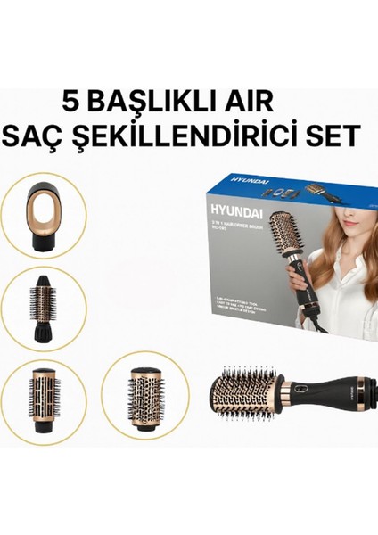 5 Başlıklı Air Saç Şekillendirici Set