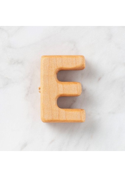Hobi Baby Organik Ahşap Harf - E