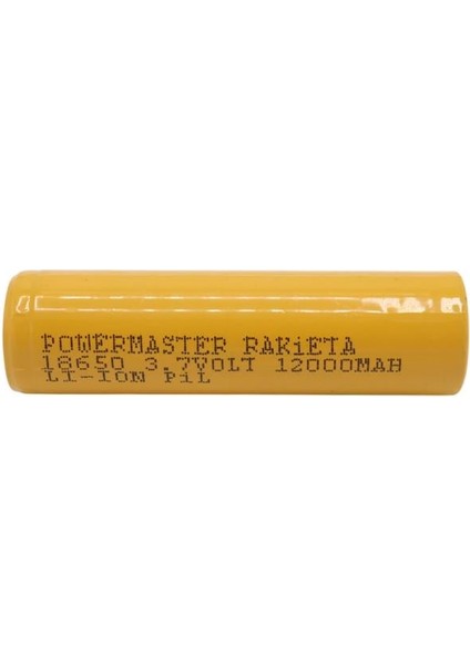 Powermaster PM-9599 Rakieta 3.7 Volt 1200MAH 18650 Başlıklı Şarj Edilebilir Lityum Pil (Tekli) fırsatları