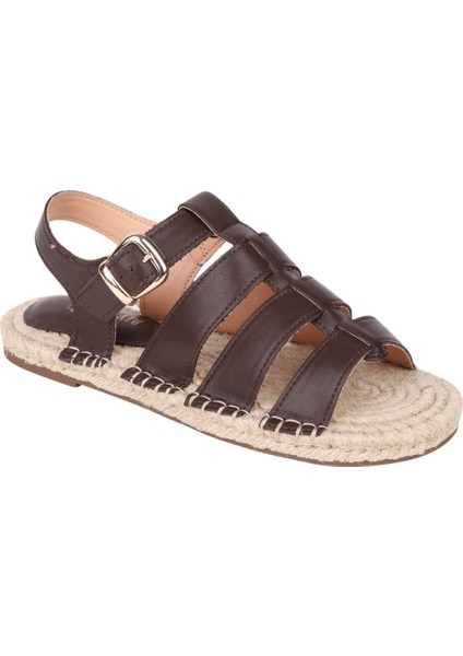 Kalın Taban Kadın Sandalet Kahve modelleri