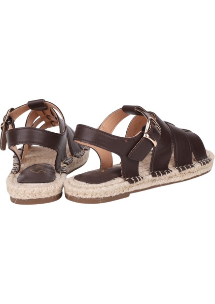 Kalın Taban Kadın Sandalet Kahve indirimleri