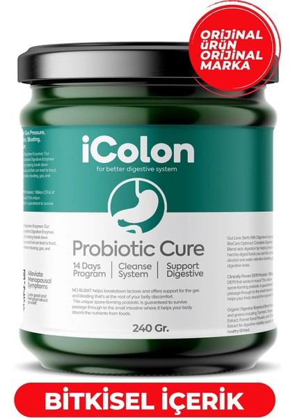 Icolon Prebiyotik Bağırsak Kürü 240 gr Probiotic Cure indirimleri