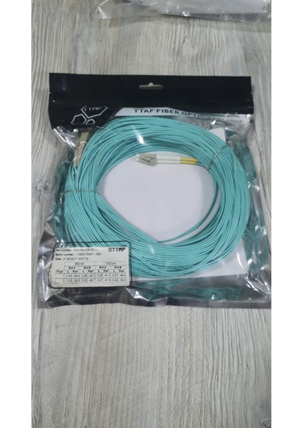 Fiber Optik Patch Kablo mm Om3 Lc-Lc Dx 50 mt