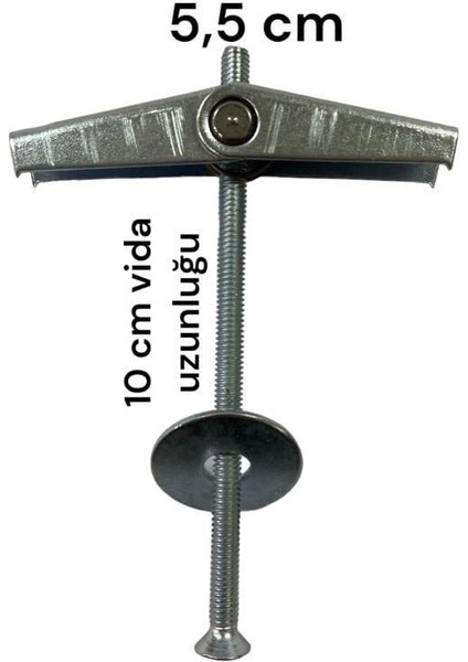 Alçıpan Askı Dübel Yaylı 12X95 5 Adet