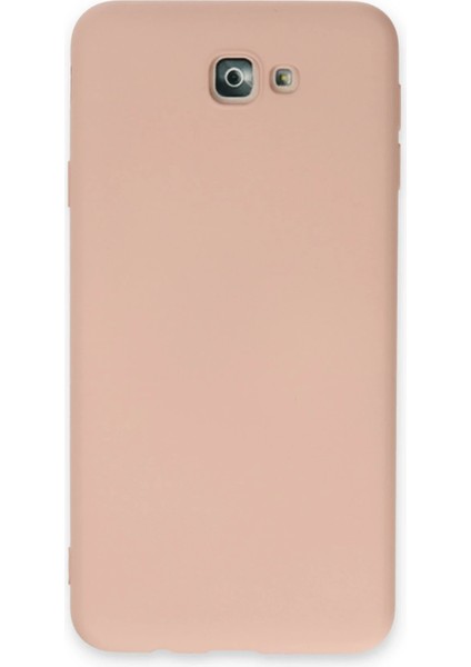 Bfs Samsung Galaxy J7 Prime Kılıf Nano Içi Kadife Silikon - Pudra