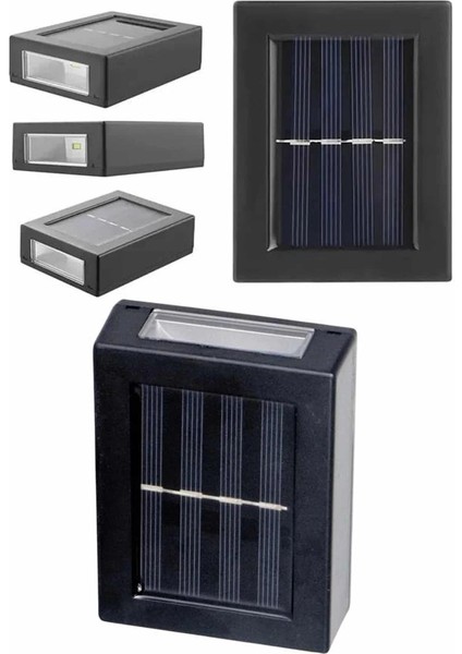 Solar Lamba Dekoratif Aplik Su Geçirmez LED Işıklı Duvar Lambası fırsatları