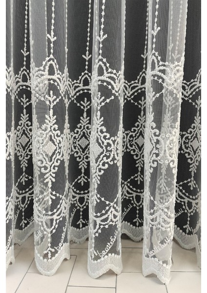 Eko 8047 Desenli 1'e 2,5 Orta Pileli Tül Perde fiyatları