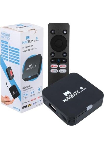Magbox Electrobox 2 GB Ram H313 Işlemci 16 GB HDD 4K Ultra Hd Android Box (Android 10) modelleri