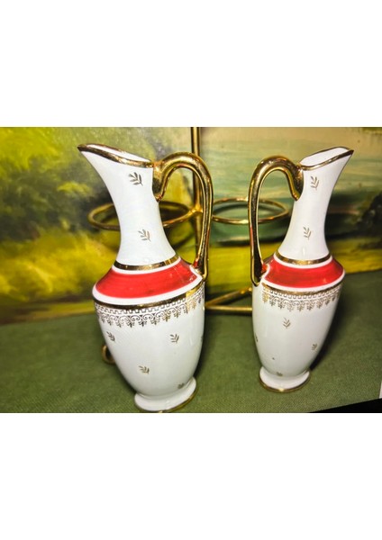 Fransız Porselen Yağlık ve Sirkelik 12 cm Boylarında indirimleri