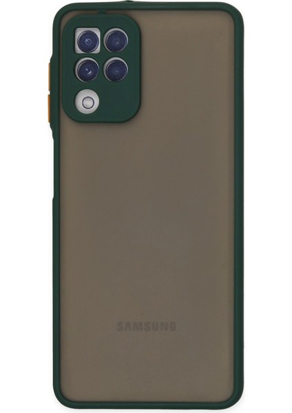 Bfs Samsung Galaxy A22 Kılıf Montreal Silikon Kapak - Yeşil