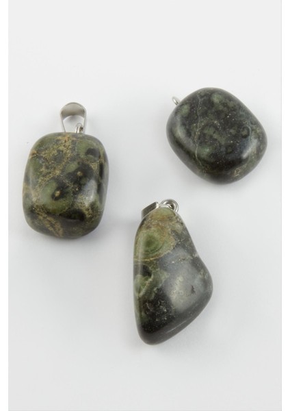 Ds-Derin Labradorit Doğaltaş Kolye Ucu-Yeşil
