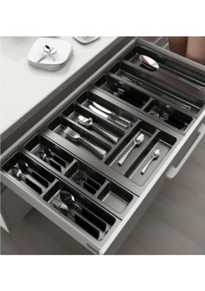 Eko Modüler Kaşıklık 62X49 cm Antrasit ROYALEKS-70095