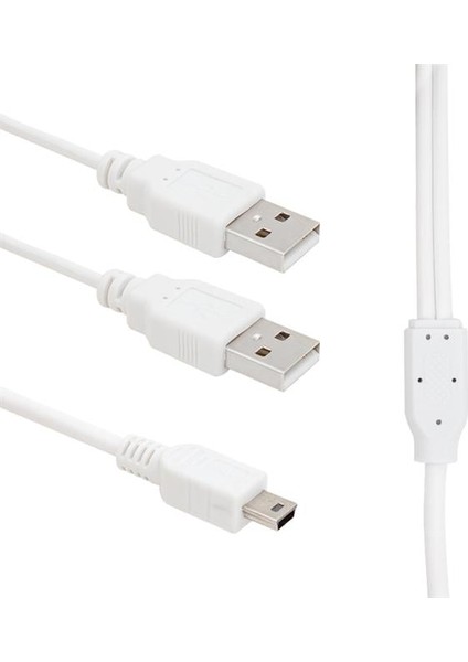 Powermaster USB 2 A Erkek-Mini USB 5 Pin 1 Metre Kablo
