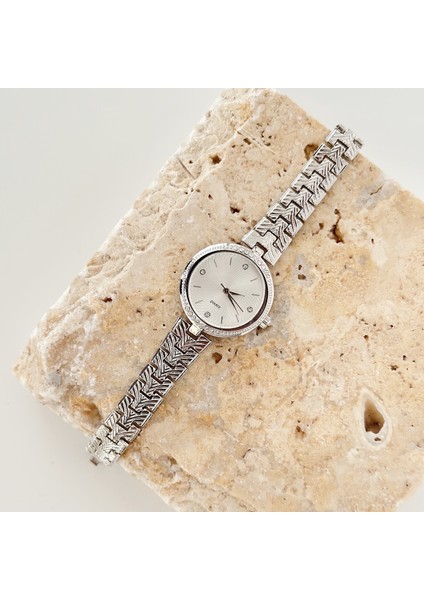 Tanyus Gri Beyaz Saat