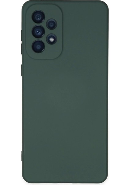 Bfs Samsung Galaxy A23 4g Kılıf Nano Içi Kadife Silikon - Koyu Yeşil