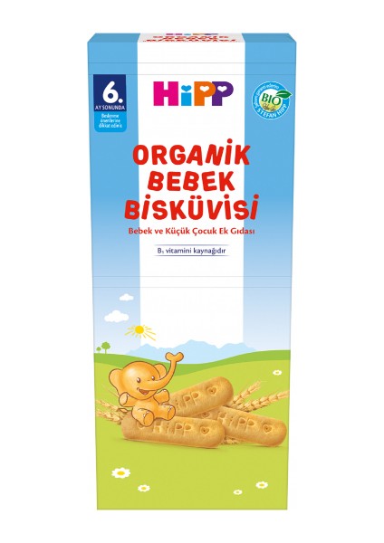 Hipp Organik Bebek Bisküvisi 180 gr