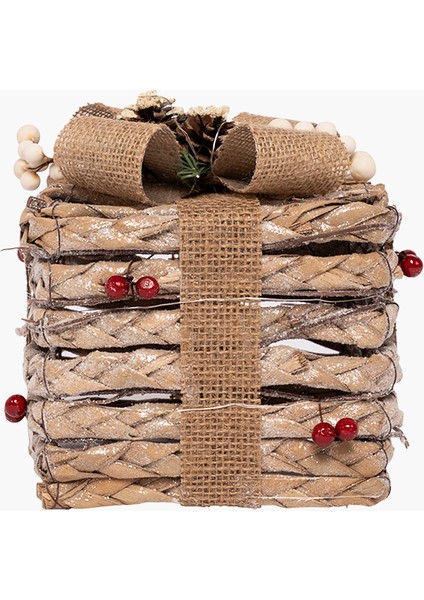 Işıklı Natural Hediye Paket Seti 15+20+25CM (Kendinden Led'li) fiyatları