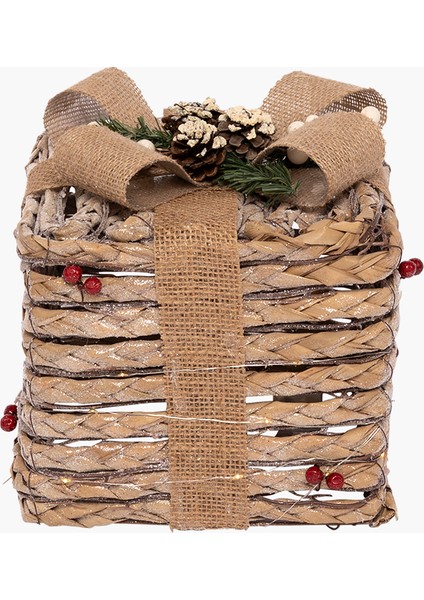 Işıklı Natural Hediye Paket Seti 15+20+25CM (Kendinden Led'li) modelleri